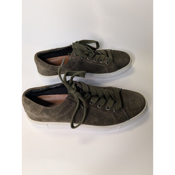 Frye And Co Suede Sindy Moto Low Top Sneaker - Picture 6 of 9